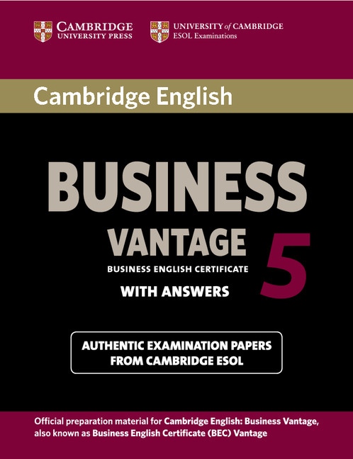 Cambridge BEC 5 Vantage Student´s Book with answers