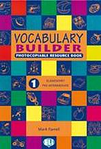 VOCABULARY BUILDER 1 - Photocopiable : 9788881485550