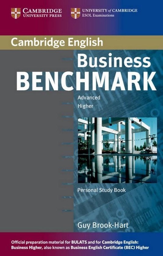 Business Benchmark Advanced Personal Study Book for BEC and BULATS : 9780521672979