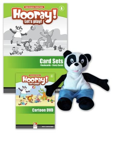 HOORAY, LET´S PLAY! A VISUAL PACK (Story Cards, Flashcards, Cartoon DVD, Handpuppet)