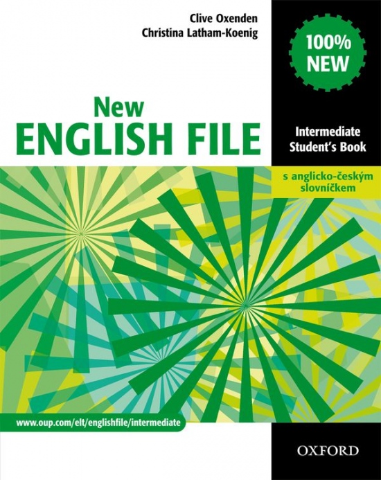 NEW ENGLISH FILE INTERMEDIATE STUDENT´S BOOK + CZECH WORDLIST