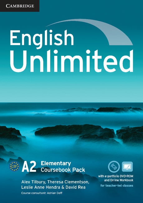 English Unlimited Elementary Coursebook with e-Portfolio and Online Workbook