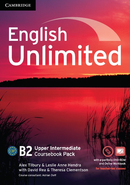 English Unlimited Upper Intermediate Coursebook with e-Portfolio and Online Workbook