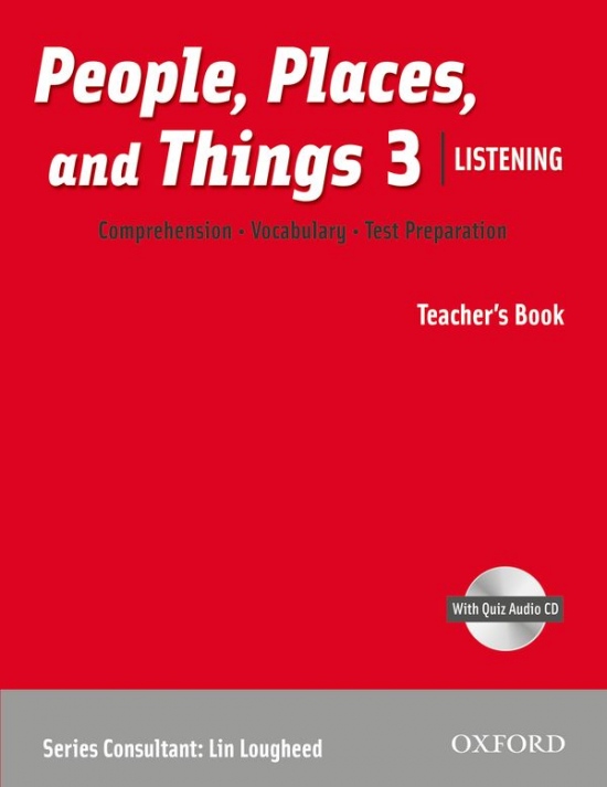 People, Places, and Things Listening 3 Teacher´s Book with Audio CD
