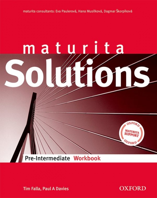 MATURITA SOLUTIONS Pre-Intermediate WORKBOOK CZECH EDITION