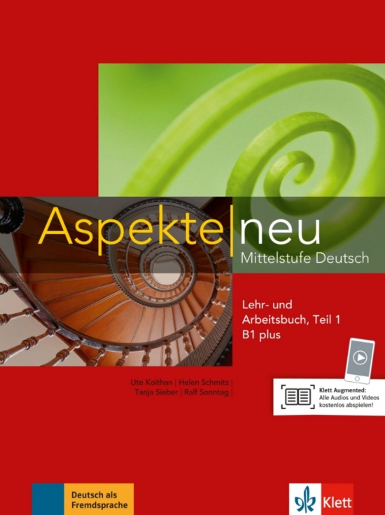 Aspekte neu B1+ in Teilbänden Lehr- und Arbeitsbuch Teil 1 mit Audio CD