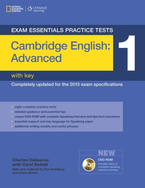 Exam Essentials: Cambridge Advanced Practice Test 1 with key + DVD-ROM (New Edition)