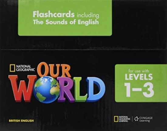 Our World 1-3 Flashcard Set including The Sounds of English