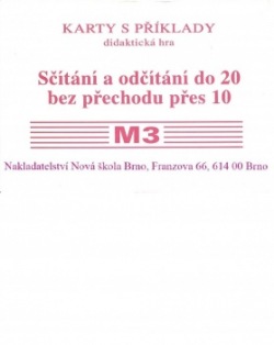 Sada kartiček M3 - sčítání a odčítání do 20 bez přechodu přes 10 - Mgr. Zdena Rosecká (1-17)