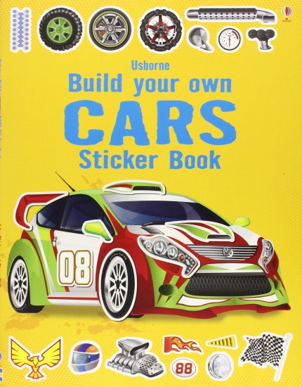 Build your own cars sticker book