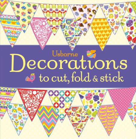 Decorations to cut, fold and stick