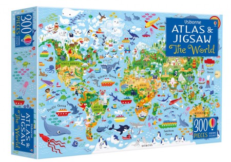 The world jigsaw and atlas