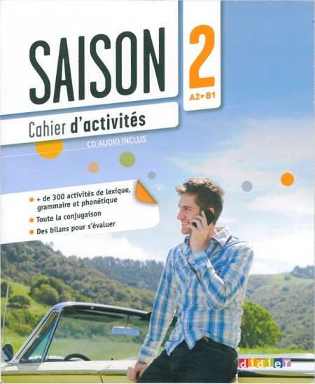 Saison 2 (A2-B1) pracovní sešit + CD Hatier Didier
