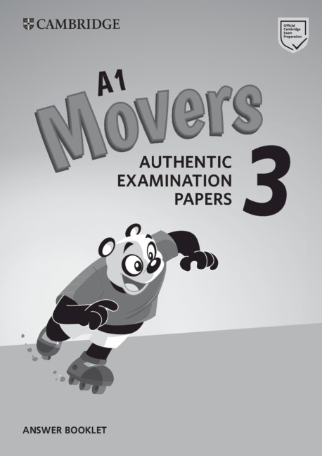 A1 Movers 3 Authentic Examination Papers Answer Booklet
