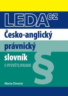 Česko-anglický právnický slovník : 9788073352493