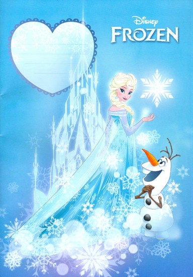 Školní sešit Frozen – Ledové království Castle, A4, 40 listů, linkovaný