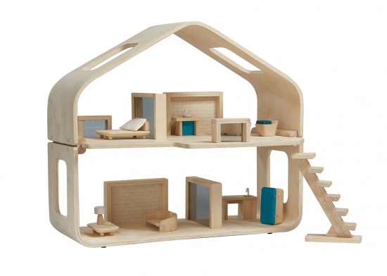 Moderní domeček pro panenky Montessori
