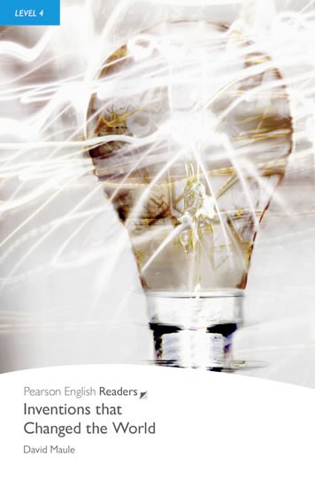 Pearson English Readers 4 Inventions that Changed : 9781405882231