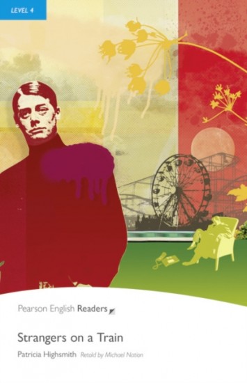Pearson English Readers 4 Strangers on a Train Book + MP3