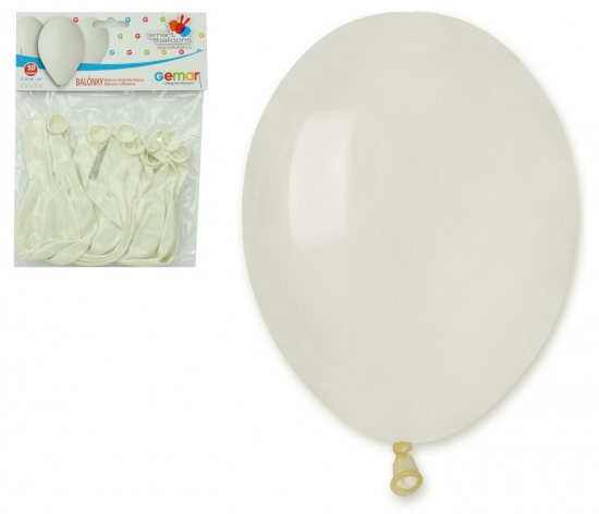 Balónky 10ks OBYČ. bílé