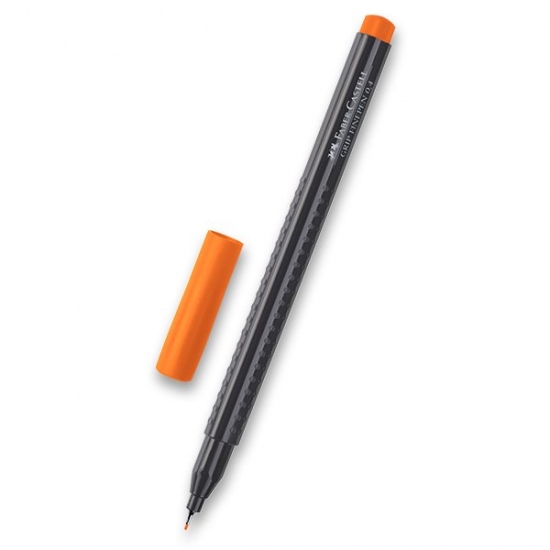Popisovač Faber Castell Grip 0 4mm oranžová