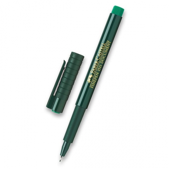 Popisovač Faber Castell Finepen 1511 zelená