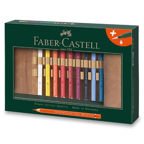 Pastelky Faber Castell Polychromos 30 ks+přísl rol. pouzdro