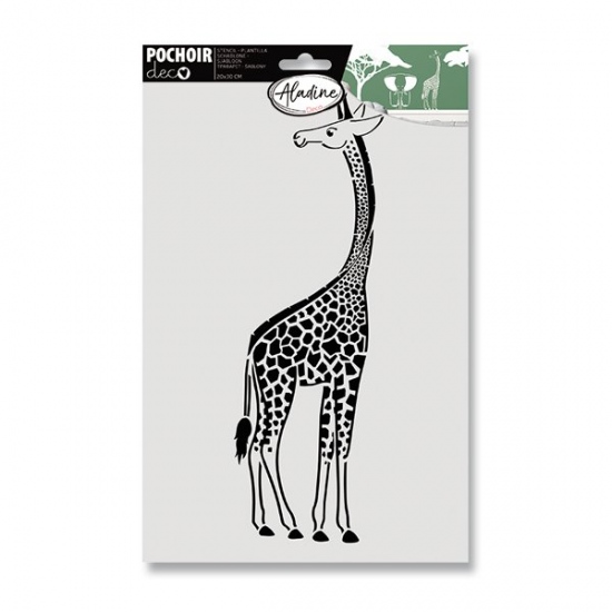 Šablona Pochoir Textile Žirafa