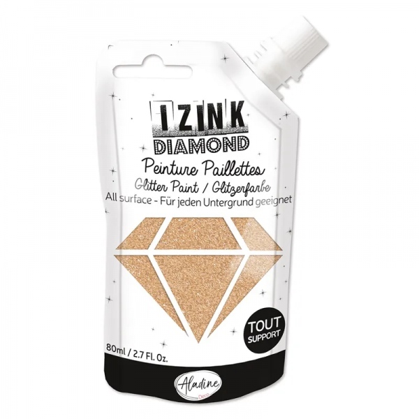 Diamantové barvy pastel. zlatá 80 ml