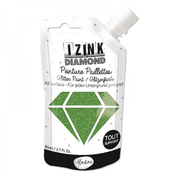 Diamantové barvy zelená 80 ml