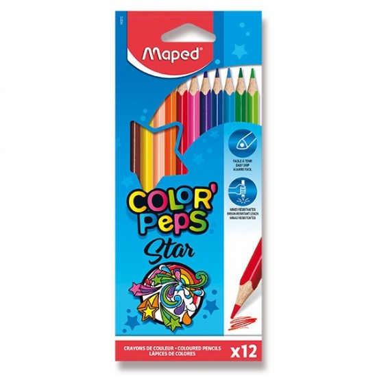 Pastelky Color Peps 12 barev Maped