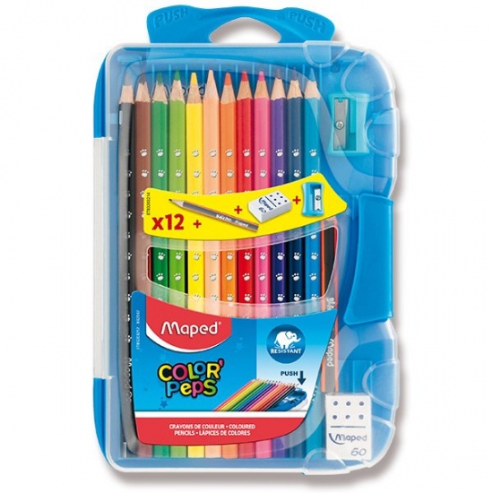 Souprava pastelek Color Peps Smart Box 12 barev + doplňky : 3154148320326