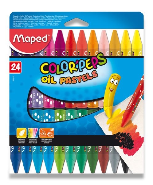 Pastelky ColorPeps Oil Pastels 24 barev