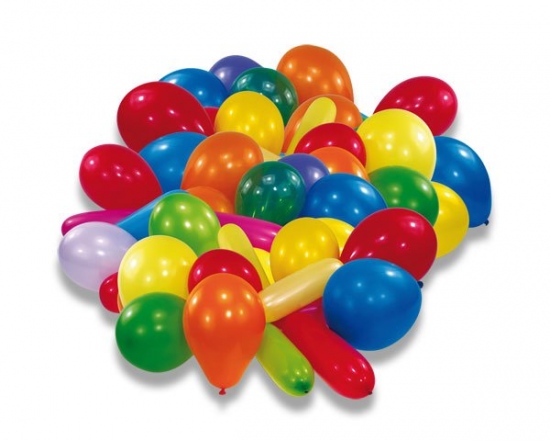 Nafukovací balónky 20 ks mix barev