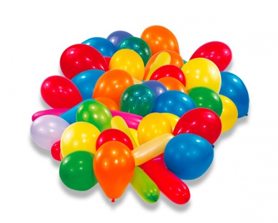 Nafukovací balónky 50 ks mix barev