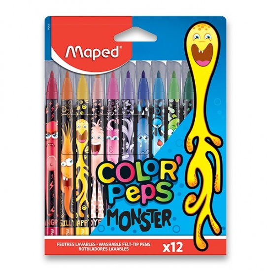 Fixy Color Peps Monster 12 barev Maped