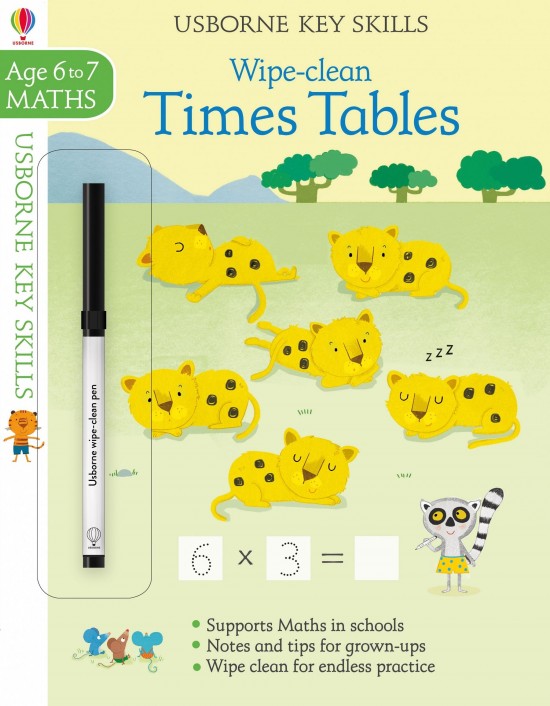 Wipe-clean Times Tables 6-7