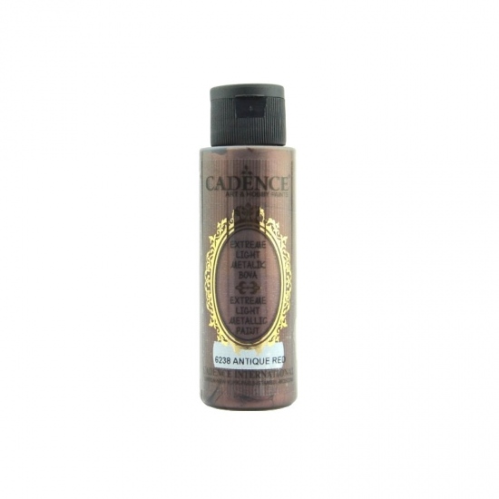 Metalická barva Extreme light 70 ml - antique red antická červená