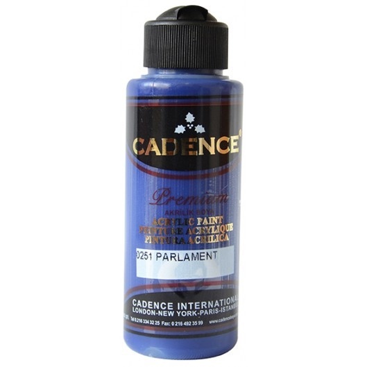 Akrylová barva Cadence Premium 70 ml - parliament tmavě modrá