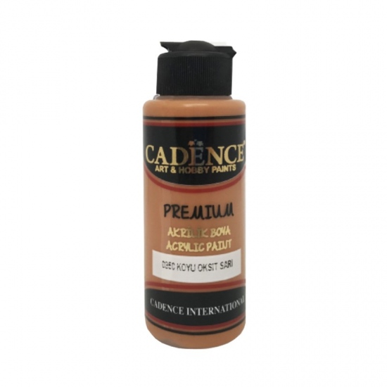 Akrylová barva Cadence Premium 70 ml - dark oxide yellow písková tmavá