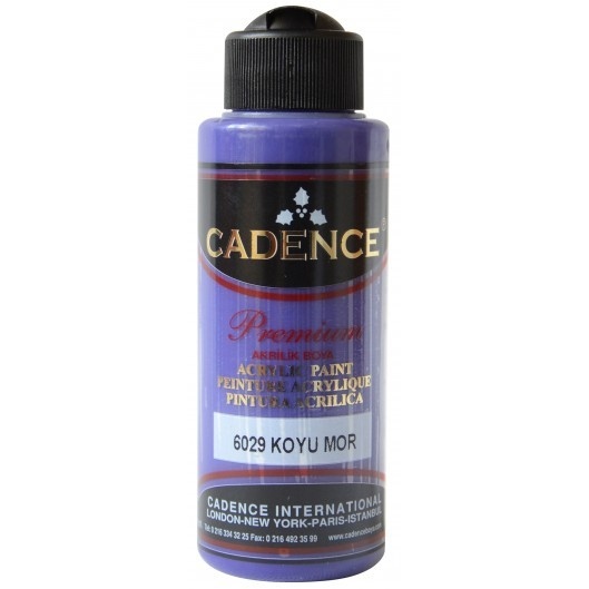 Akrylová barva Cadence Premium 70 ml - dark purple tmavá fialová