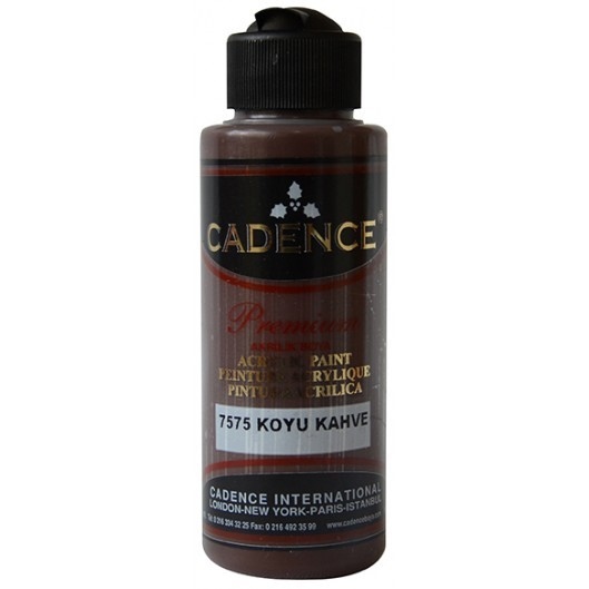 Akrylová barva Cadence Premium 70 ml - dark brown hnědá tmavá