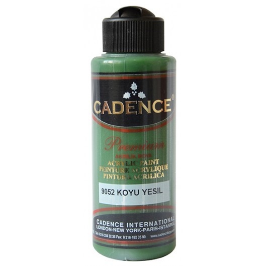 Akrylová barva Cadence Premium 70 ml - dark green temně zelená