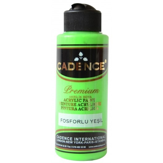 Akrylová barva Cadence Premium 70 ml - fluorescent green neon zelená