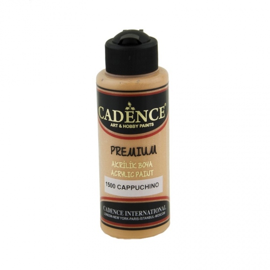 Akrylová barva Cadence Premium 120 ml - cappuchino hnědá kapučíno Aladine