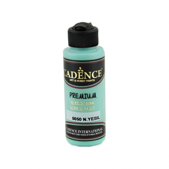 Akrylová barva Cadence Premium 120 ml - mint green světlá tyrkysová Aladine