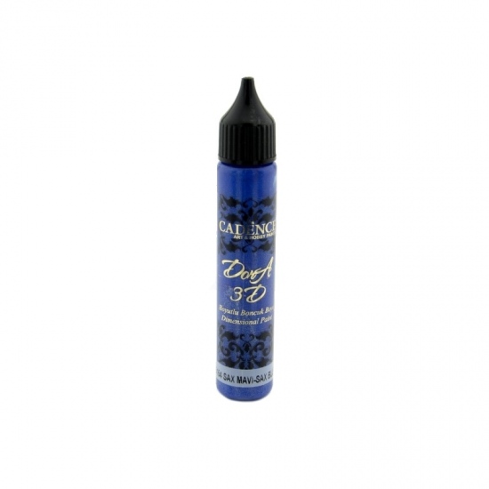 Metalická kontura a 3D barva blue modrá 25 ml