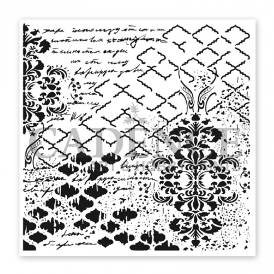 Šablona Cadence kolekce HomeDeco 45 x 45 cm - Ornamenty 8