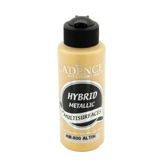 Metalická barva na všechny povrchy Cadence Hybrid Metallic 70 ml - gold zlatá