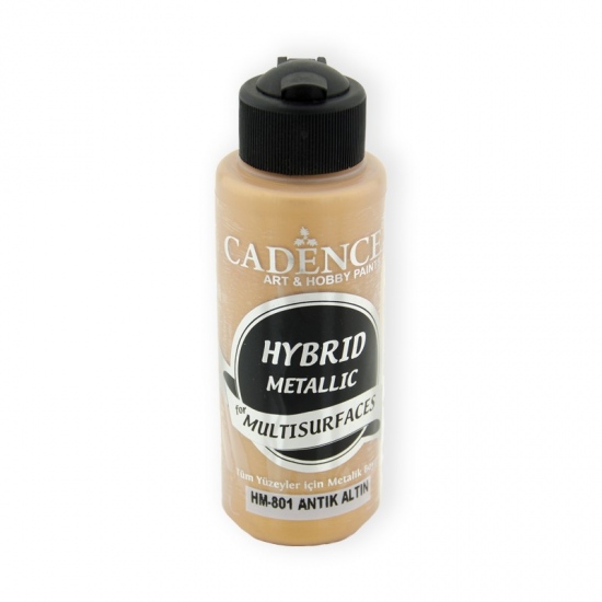 Metalická barva na všechny povrchy Cadence Hybrid metallic 70 ml - gold antická zlatá